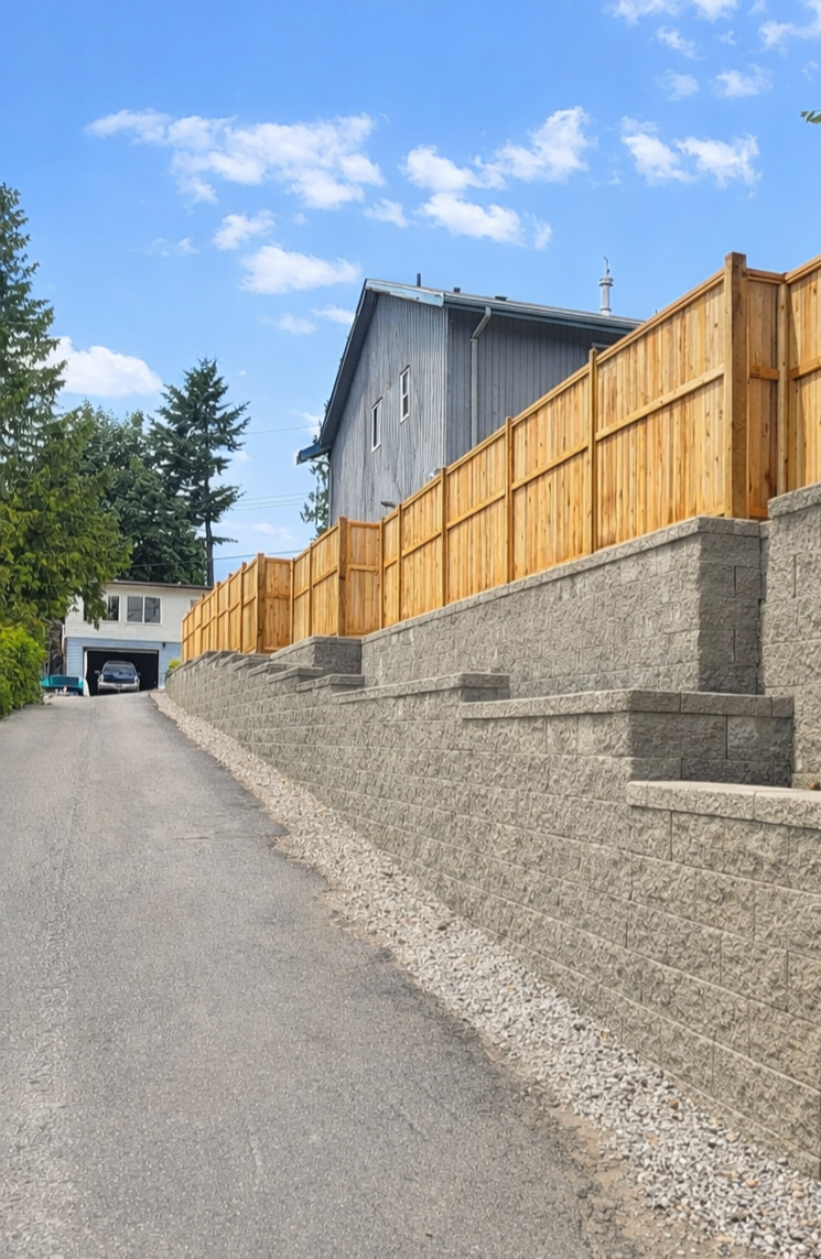 Hardscaping work by Pinnacle Ridge Contracting